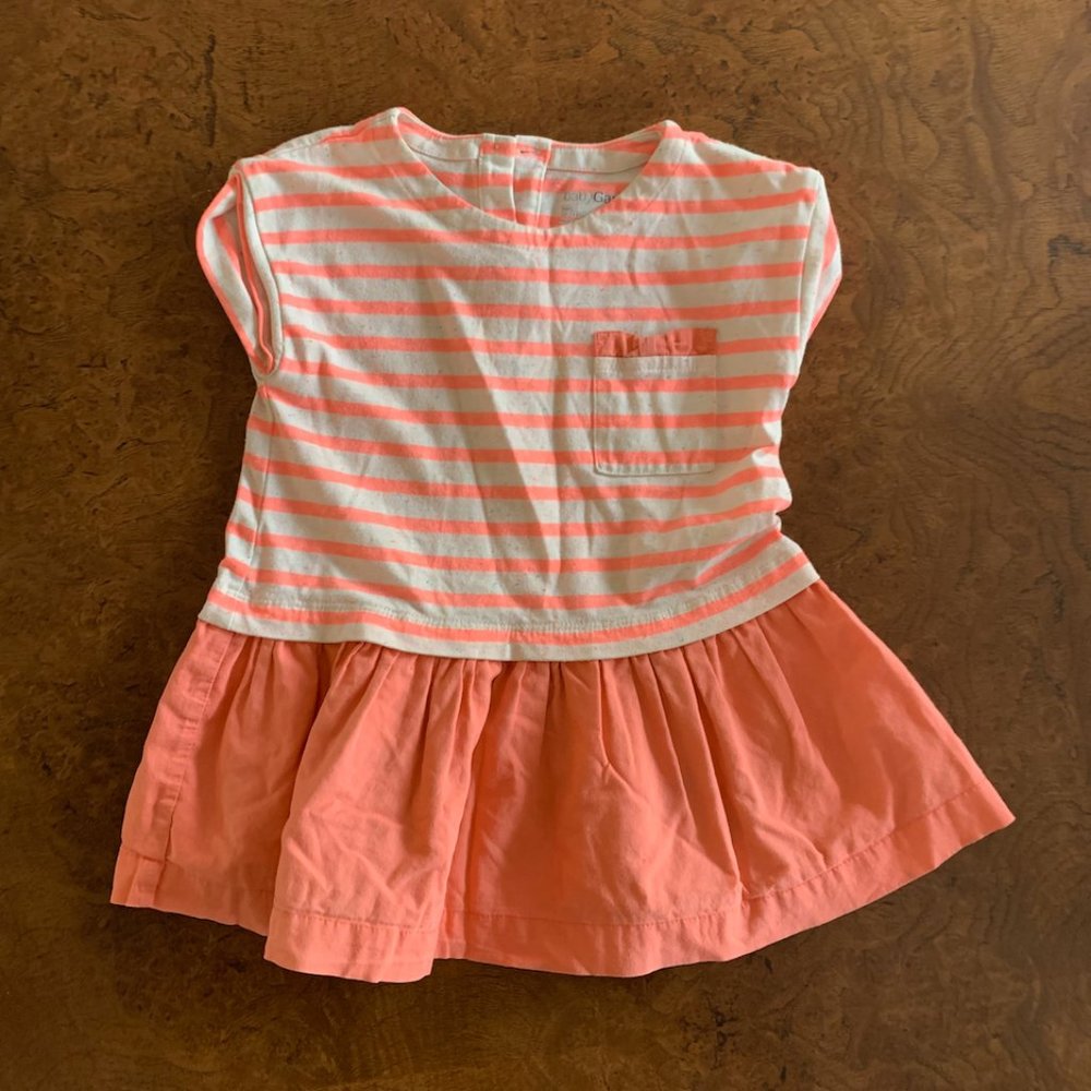 Lot of 2 Baby Gap Play Dresses